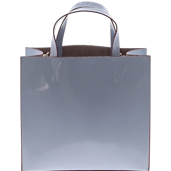 Frances Valentine Margo Vegan Tote Starlight Blue Beautiful Tote Bag L/N - Picture 8 of 8